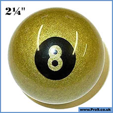 Aramith Golden 8 Ball 2Â¼"